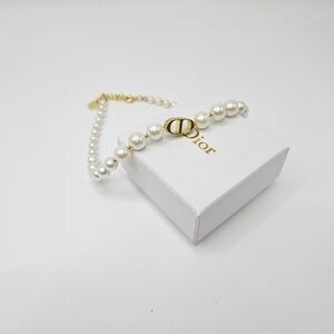 Dior Gold and Pearl Necklace